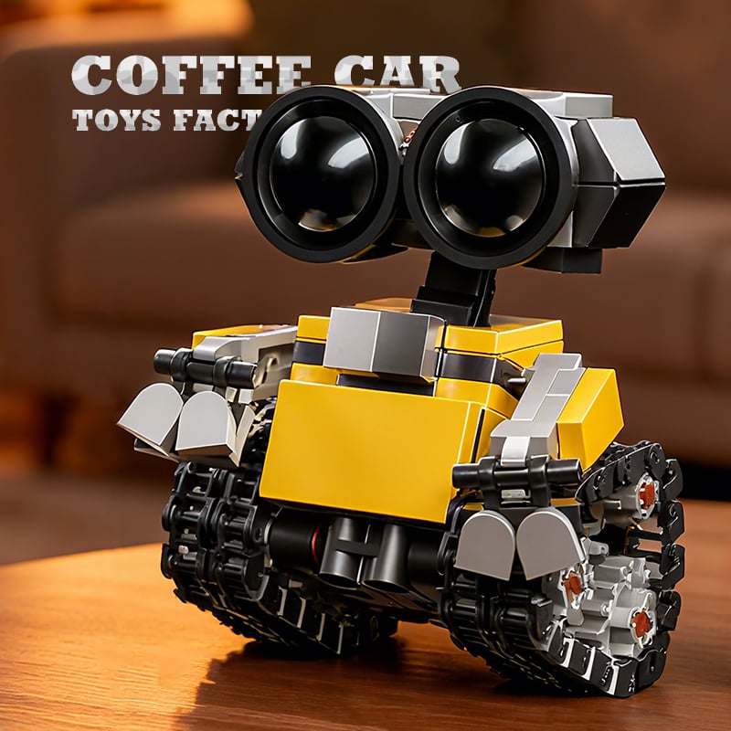 Image of Space Mini Robot MOC Building Bricks Toys 217Pcs Tracked Bot Model Classic Movie Sci-Fi Blocks Dolls