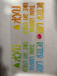 Image 13 of Bad Word and Naughty Decals