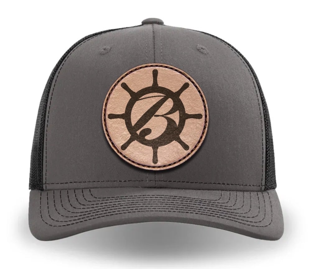 Image of BlackSails Leather Patch Trucker Hat