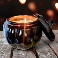 Image 1 of XL Ceramic Pumpkin | Keepsake Pumpkin Container
