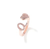 Image 2 of Initial Heart Ring 