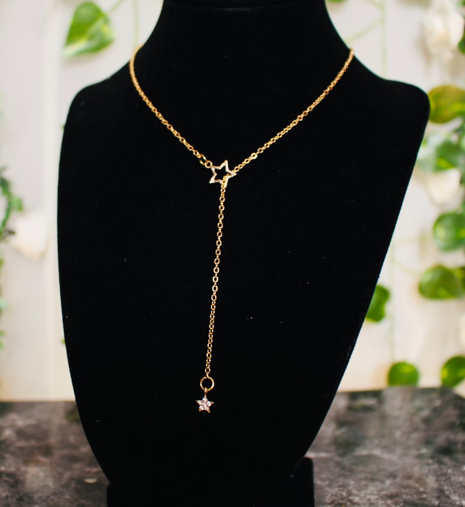 Image of Gold Twinkle Star Necklace