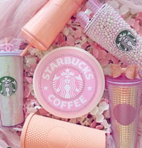 Pink Starbucks Sign 