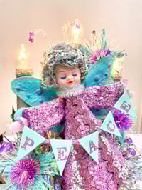 Image 1 of Peace Moth Fairy Candle 