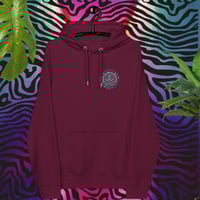 Image 4 of “Somewhere In The Lost World “ MyArt Eco Raglan Hoodie