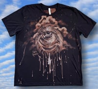 Image 1 of ‘LOOK UP TO THE SKY’ BLEACH PAINTED T-SHIRT 2XL