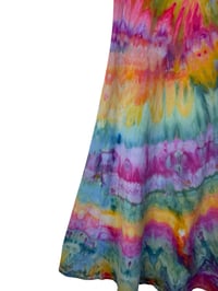 Image 4 of S Stretch Knit Fit and Flare Midi Dress in Euphoria Spiral Ice Dye
