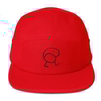 Image 3 of Jamingus 5 panel Cap black stitching 