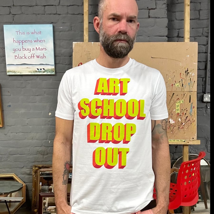 Image of Art School Drop Out Unisex organic cotton t-shirt