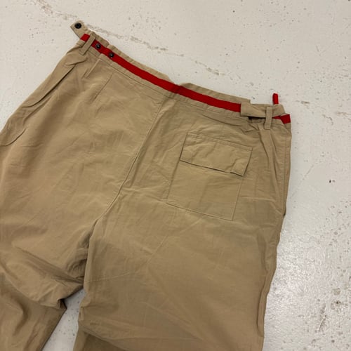 Image of 2003 Prada Luna Rossa Trousers, Size 34” x 27”