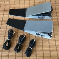 Image 1 of Drum Tech FAT KAT and HAT Pedals • Pair of Foot Pedals • made in USA • with cables