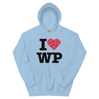 Image 2 of I Love Water Polo Hoodie Light Colors - Adult