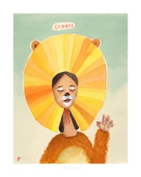 Image 1 of “roar” print
