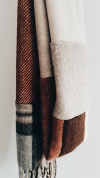 Image 5 of Giant patchwork scarf 