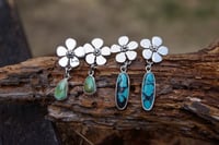 Image 2 of Forget-Me-Not Turquoise Studs No. 1