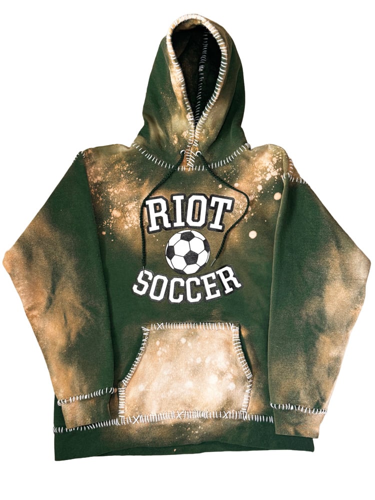 Image of THE END IS NEAR X HARTEX X RIOT SOCCER HOODIE 