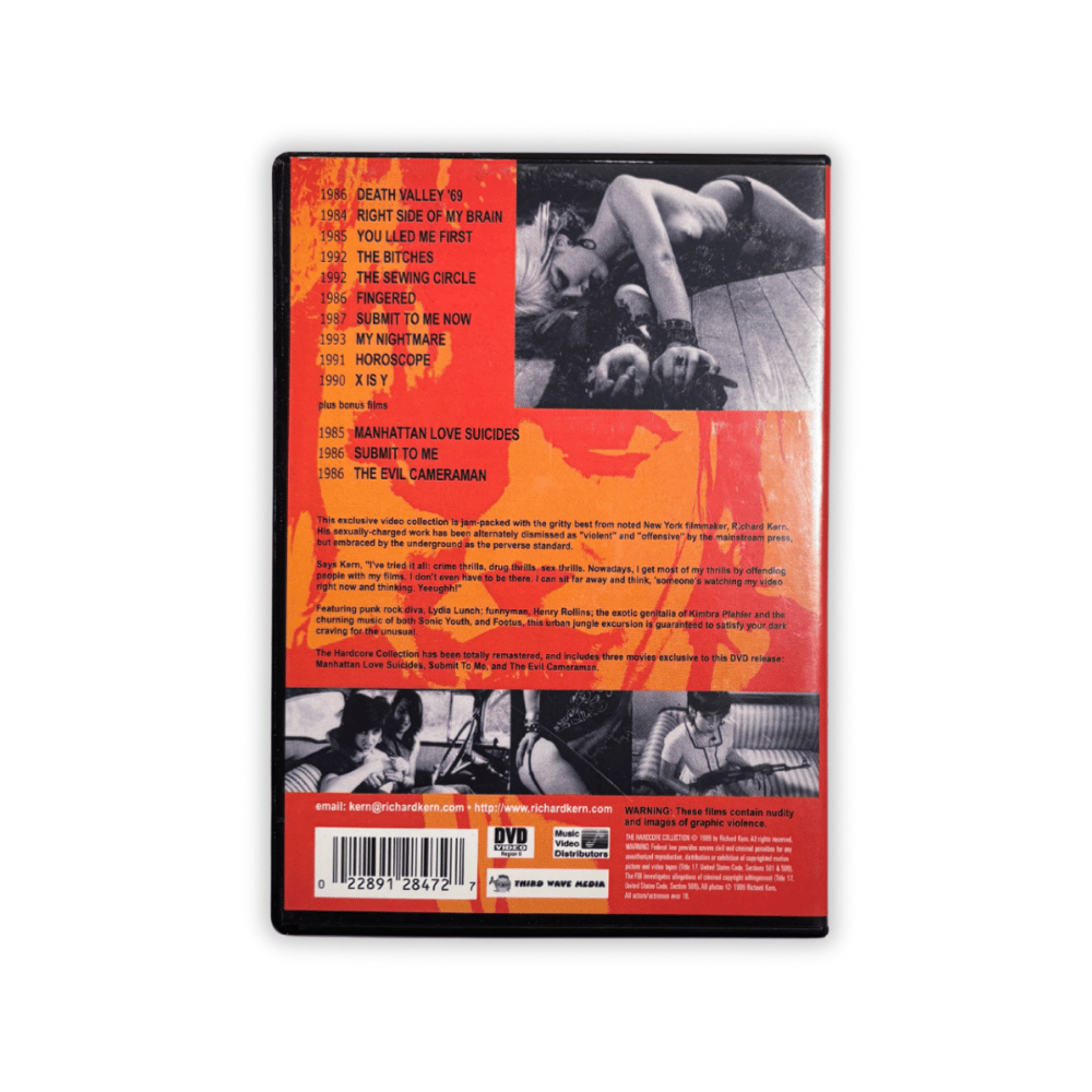 Richard Kern - Hardcore Collection DVD | Wolf Tapes