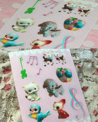 Image 4 of Porcelain Trinket Stickers Sheet