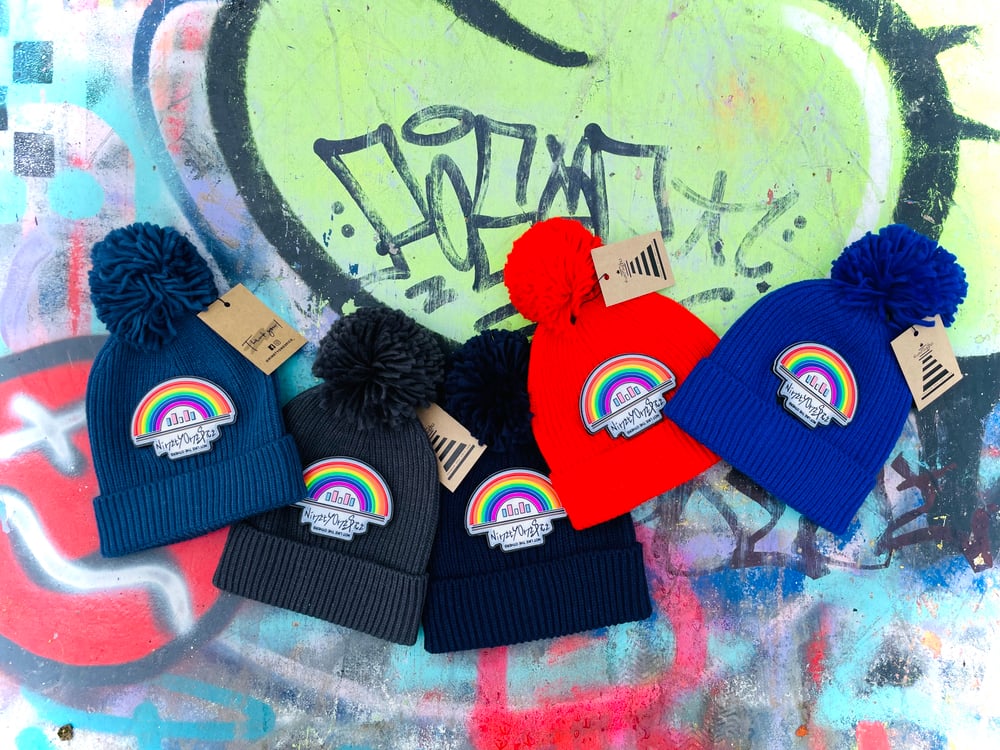Image of Rainbow Bobble Hat