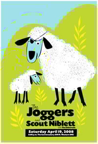 The Joggers & Scout Niblett Show Poster