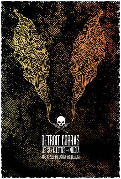 Image of The Detroit Cobras Rock Poster