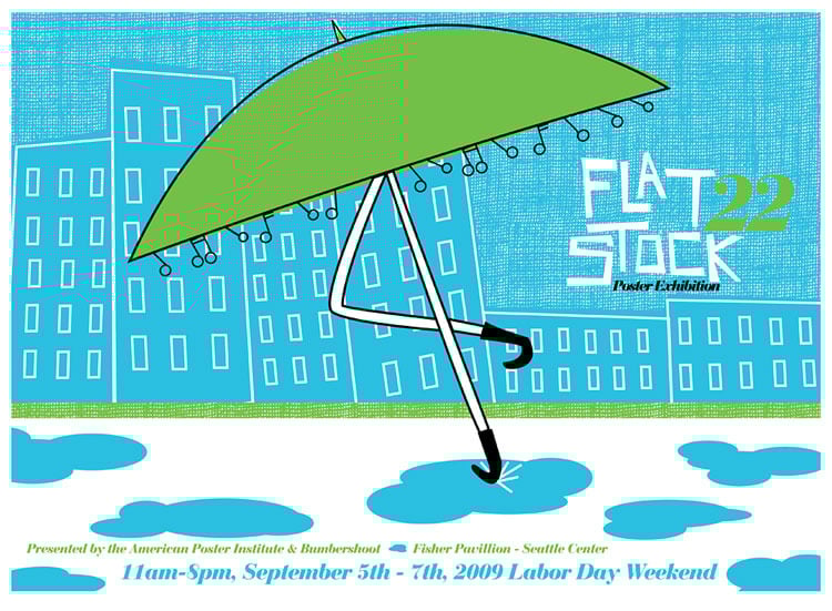 Image of Flatstock 22 Exhibition Poster - Seattle