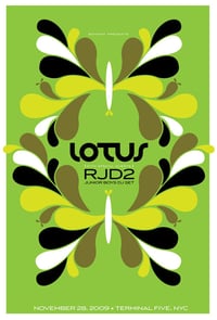 Lotus, with RJD2 & Junior Boys DJ Set Show Poster