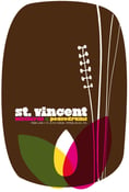Image of St. Vincent w/ Wildbirds & Peacedrums Show Poster