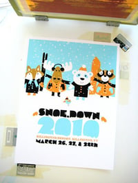 Image 2 of moe. Snoe Down Festival 2010 Silkscreen Poster