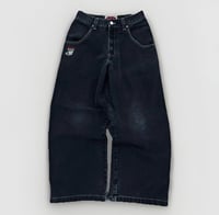 Image 1 of VTG 90s JNCO 179 Smoke Stack Jeans Sz 30x32