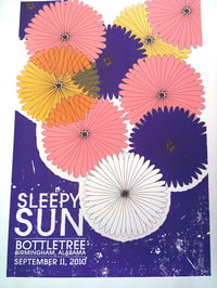 Image 5 of Sleepy Sun Silkscreen Rock Gig Poster