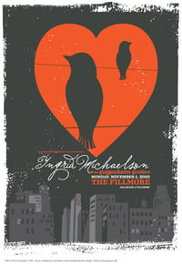 Ingrid Michaelson Fillmore Show Poster