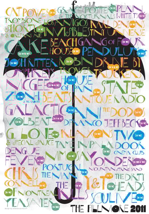 Image of The Fillmore Spring 2011 Season Poster
