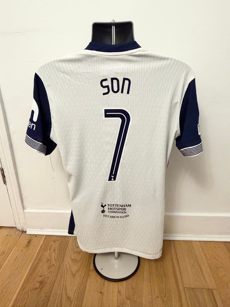Image of PRE ORDER: NEW Tottenham Hotspur “SON 7” Vaporknit 2024/25 Home Europa Final Shirt,   L