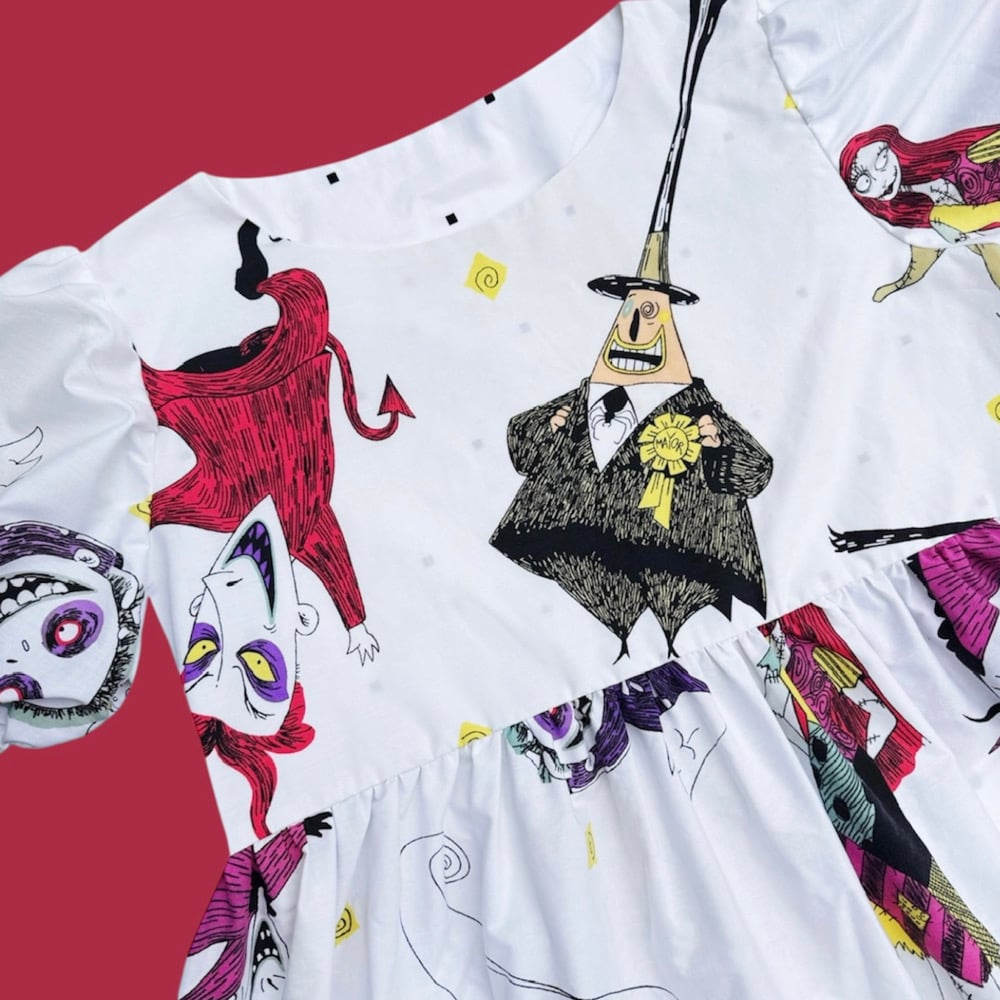 Image of Puff Sleeve Dress — Halloween 