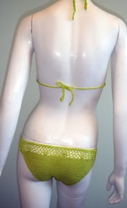 Image of Lime Crochet Bikini