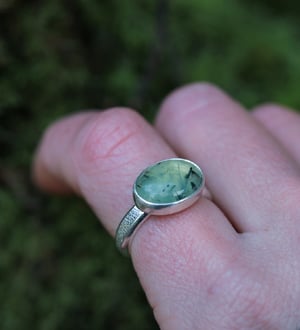 Image of Prehnite Forest Ring