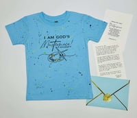 Image 1 of Personalized Letter with Blue (Boy) T-shirt