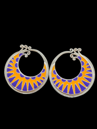 Strip Hoop Earrings