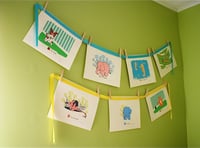 Image 4 of H is for Hippo Alphabet Nursery Print