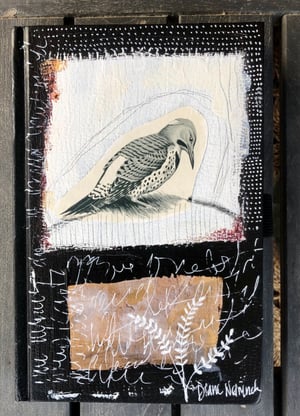 Image of Bird Journal- hand painted 