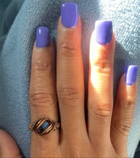 Image 1 of Indigo Veil Opal Copper Rings