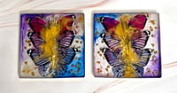 Image 1 of 🦋✨ “Metamorph Luxe” Butterfly Coaster Set