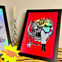 Image 1 of Framed Holographic Print - Motörbabe