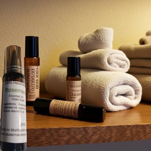 Image of Rosemary Essential Oil Roller Bottle