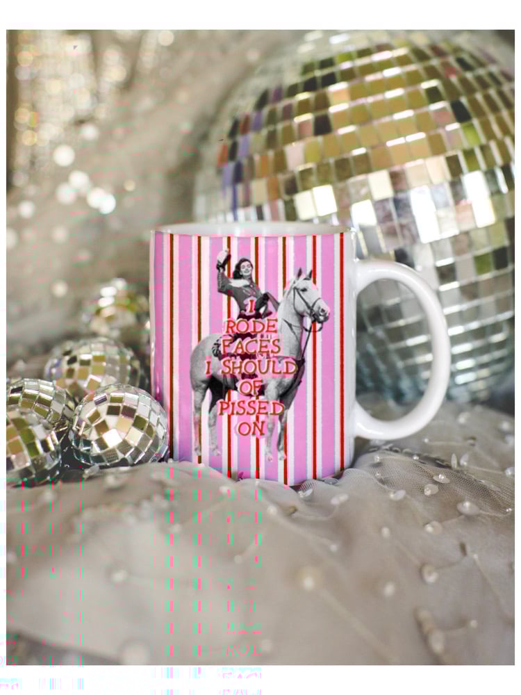 Image of I rode faces I should of…  mug 