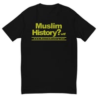 Image 1 of MuslimHistory.wtf B Fitted Short Sleeve T-shirt