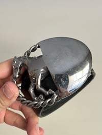 Image 5 of Maison Margiela Horse Hybrid Buckle Leather Belt