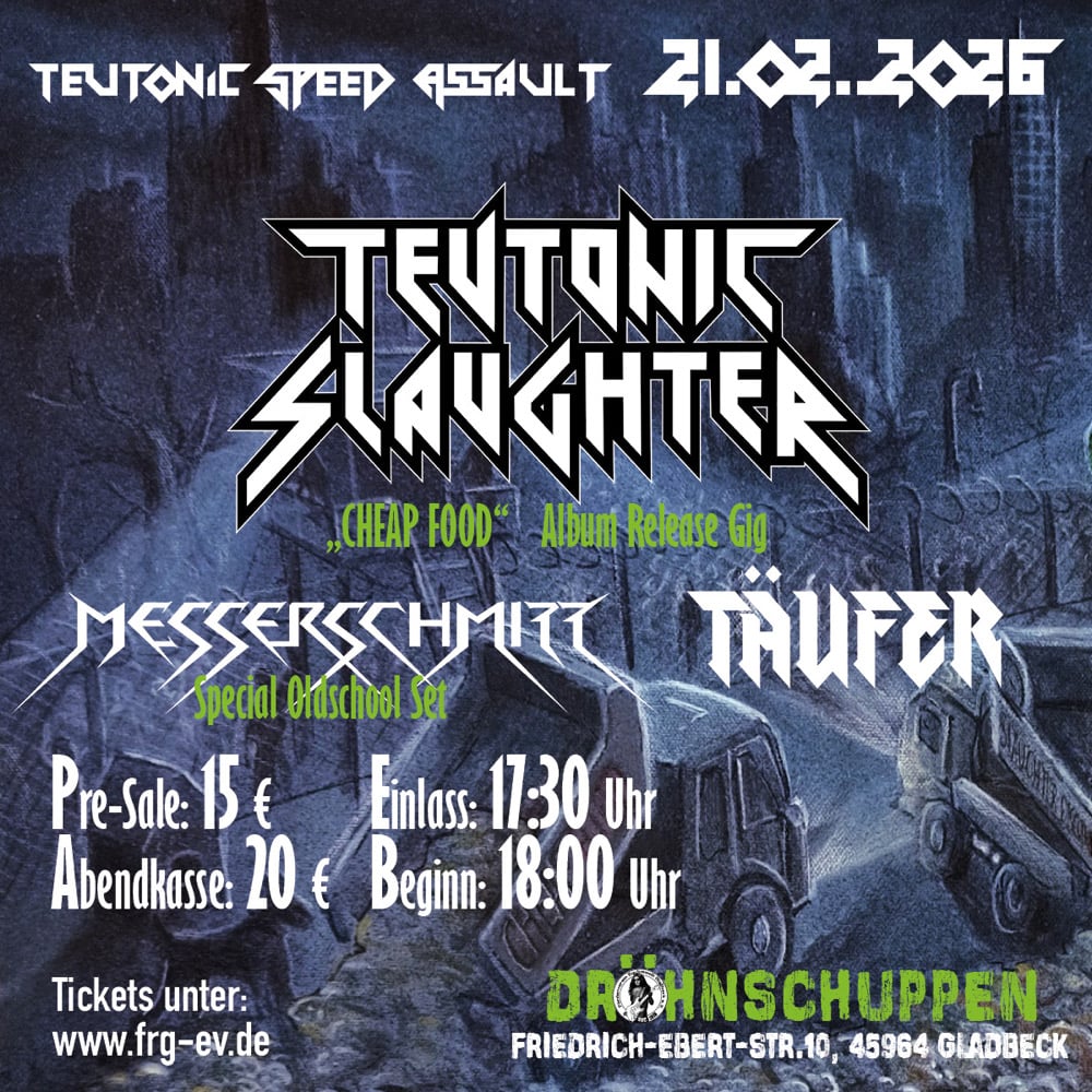 Image of Teutonic Slaughter Release Show