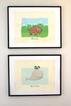 The Complete A-Z Alphabet Silkscreen Nursery Art Print Set 